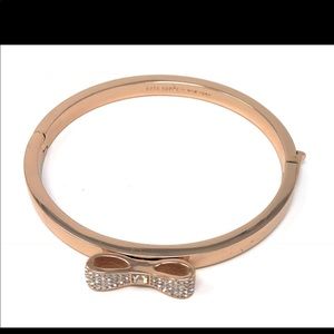 Kate Spade Rose Gold Bow Bracelet